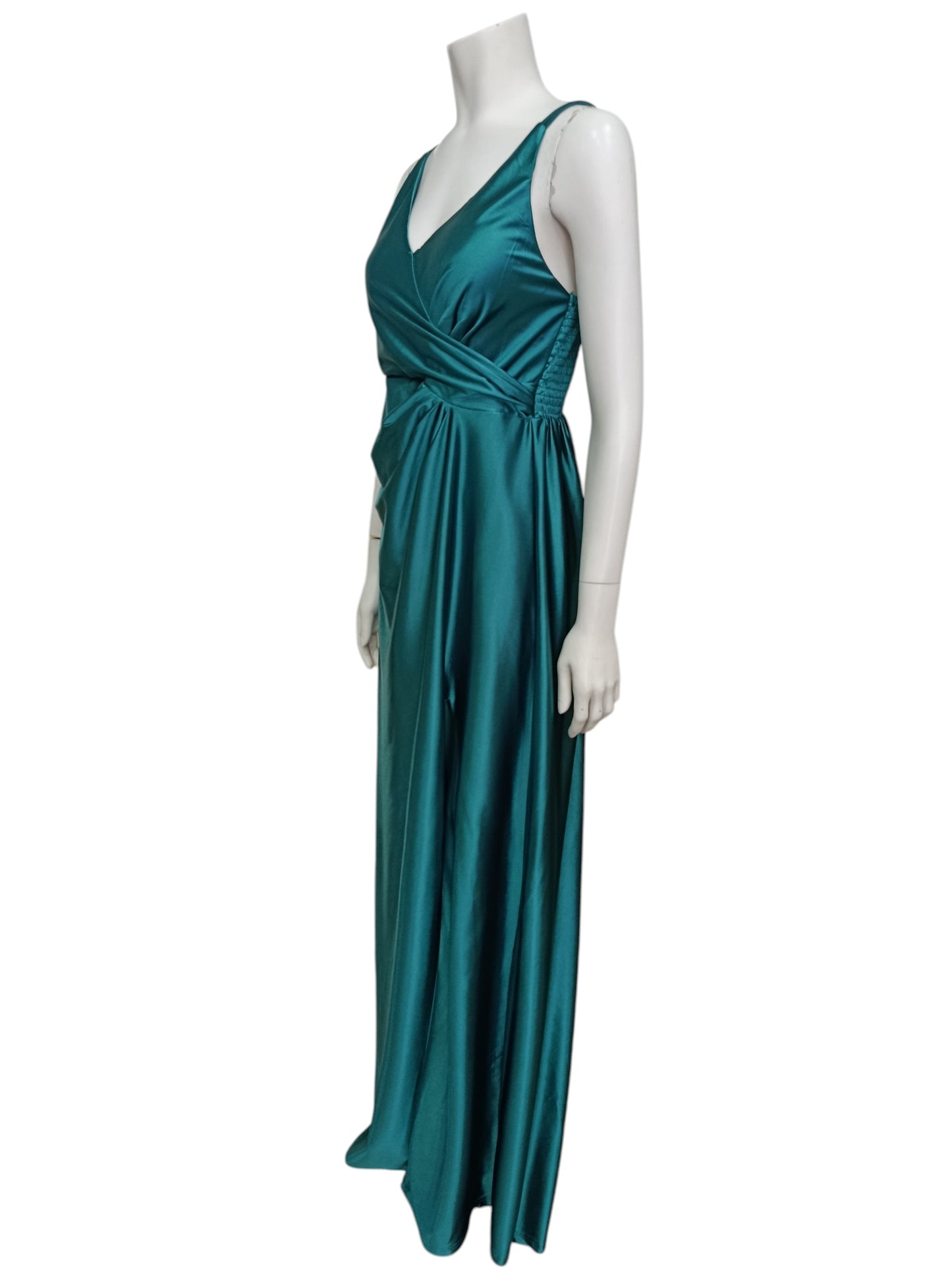 Vestido de Fiesta Seda Mujer – Corte Asimétrico con Ajuste Perfecto