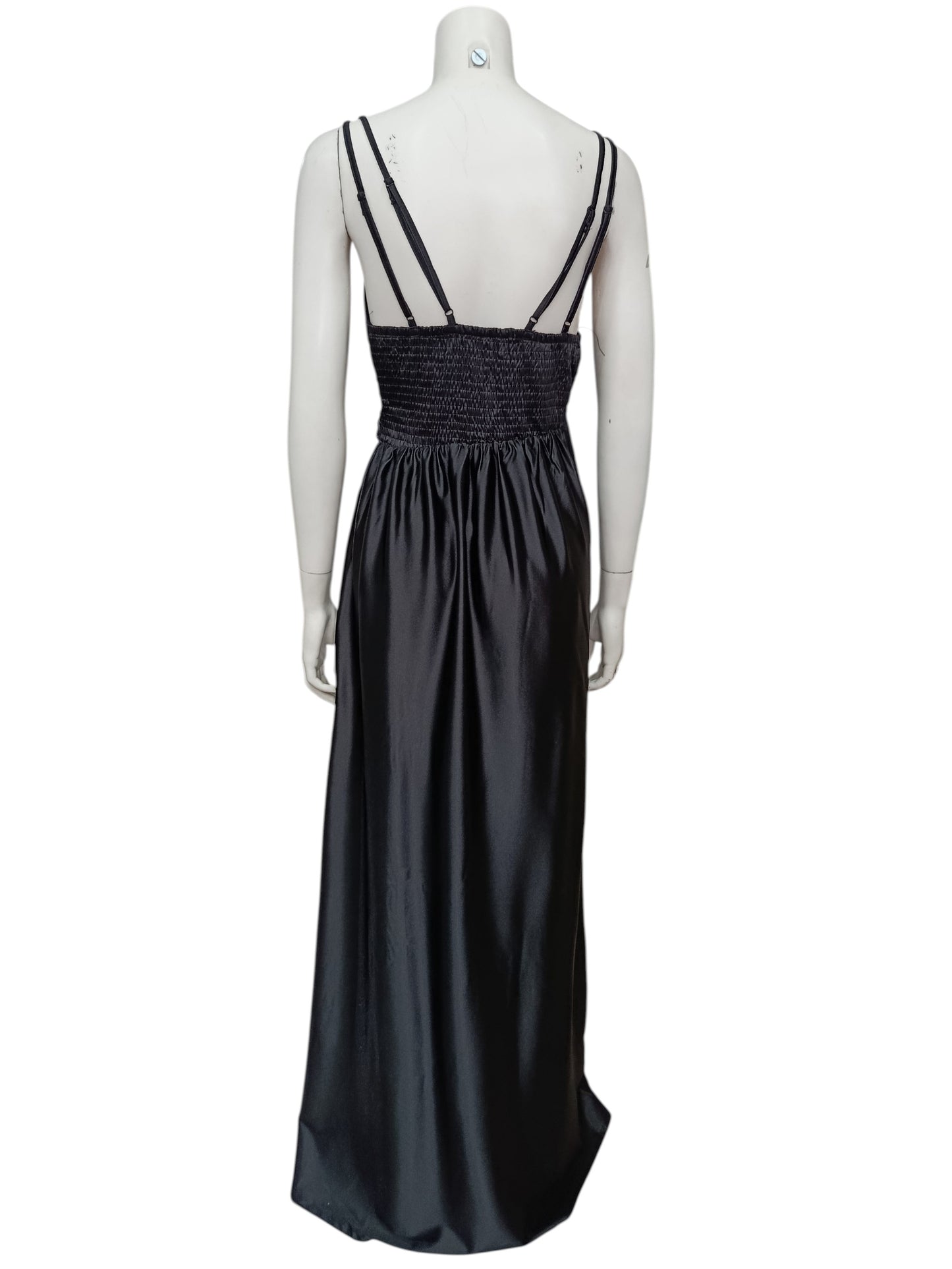 Vestido de Fiesta Seda Mujer – Corte Asimétrico con Ajuste Perfecto
